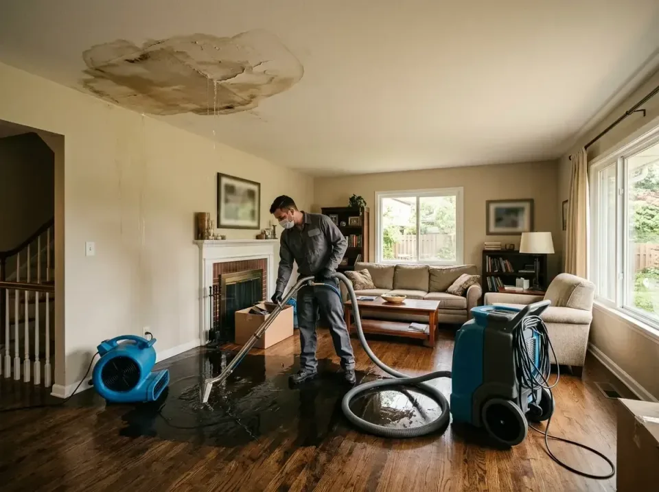 attic-pipe-burst-ceiling-drip-008 — frequently asked questions, Water Damage Restoration & Carpet Care in Metropolis, IL